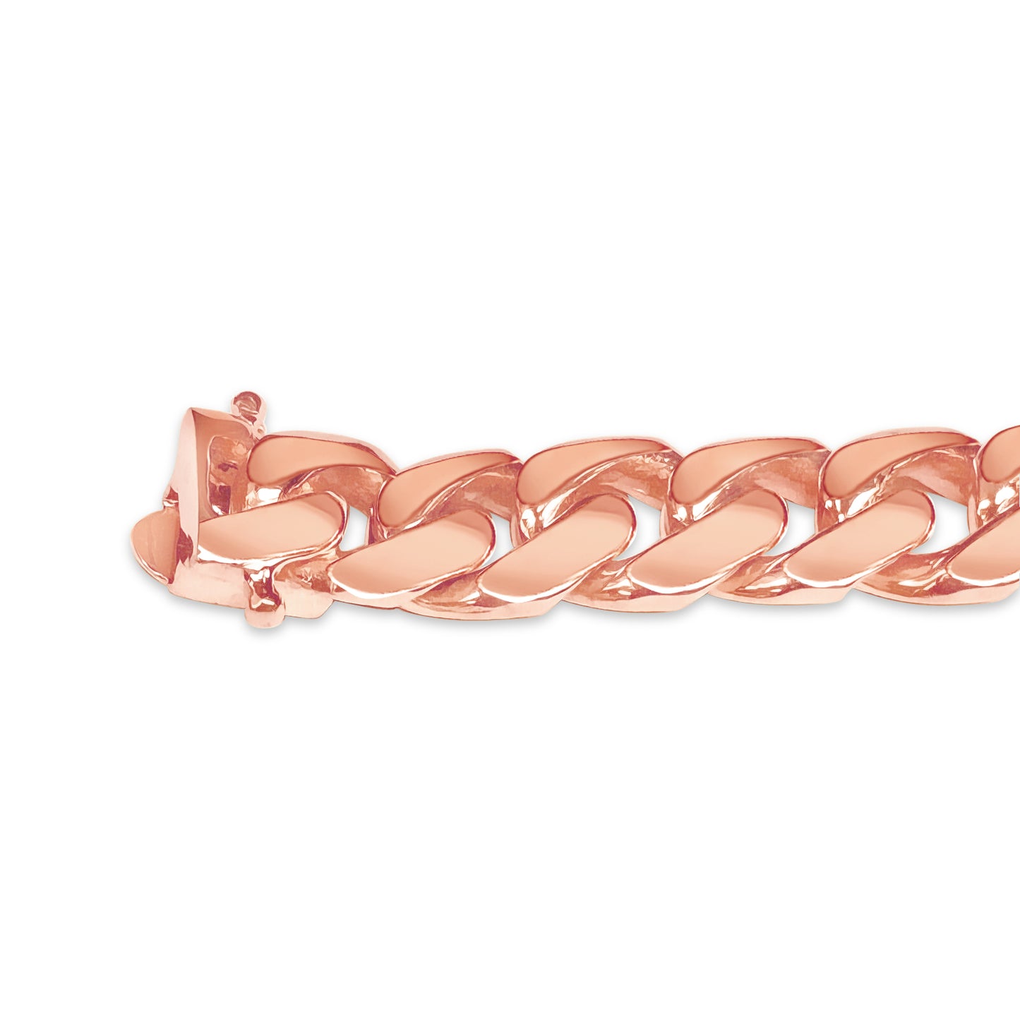 Miami Cuban Solid Gold Handmade Bracelet , 11mm, 6.5-10 Inch
