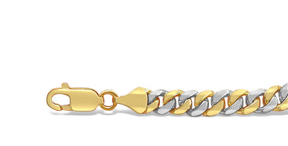 Miami Cuban Solid Gold Handmade Necklace , 7mm, 16-30 Inch