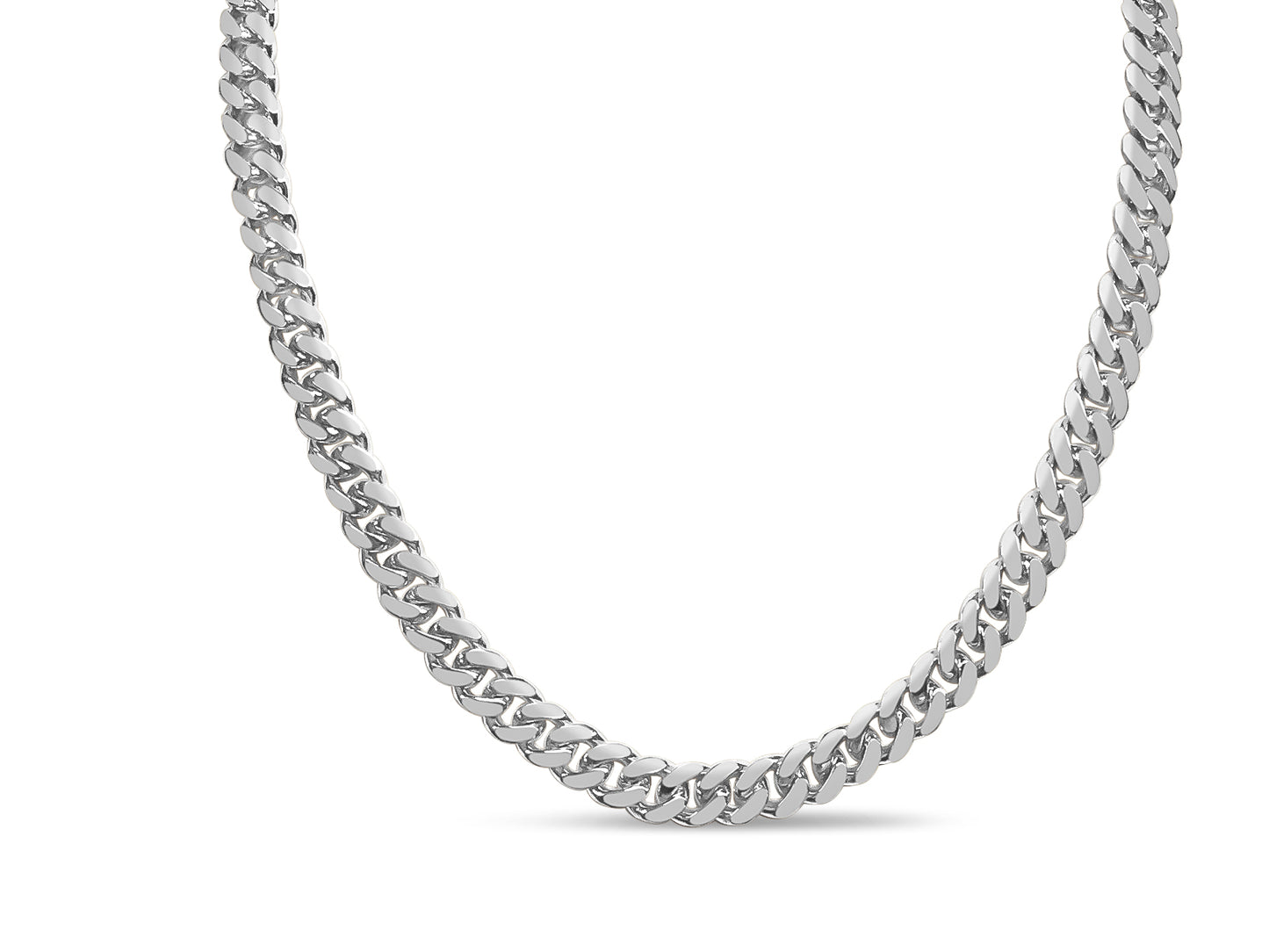 Miami Cuban Solid Gold Handmade Necklace , 8mm, 16-30 Inch
