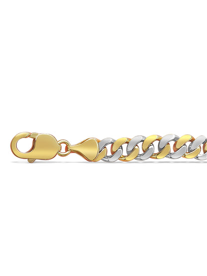 Miami Cuban Solid Gold Handmade Necklace , 8mm, 16-30 Inch