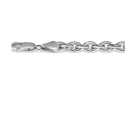 Fancy Rolo Solid Gold Handmade Necklace , 5mm, 16-30 Inch