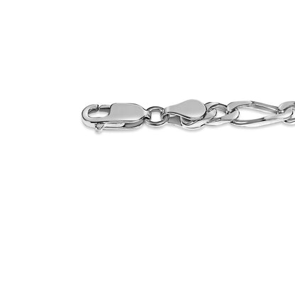 Figaro Solid Gold Handmade Necklace , 5mm, 16-30 Inch
