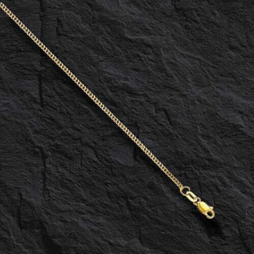 10K 18in Yellow Gold Diamond Cut/Textured Gourmette Chain, Approx 2.6g