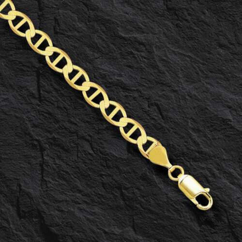 10K 18in Yellow Gold Diamond Cut/Textured Mariner Chain, Approx 8.8g